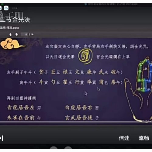 秉真道人金光咒与开光法10集