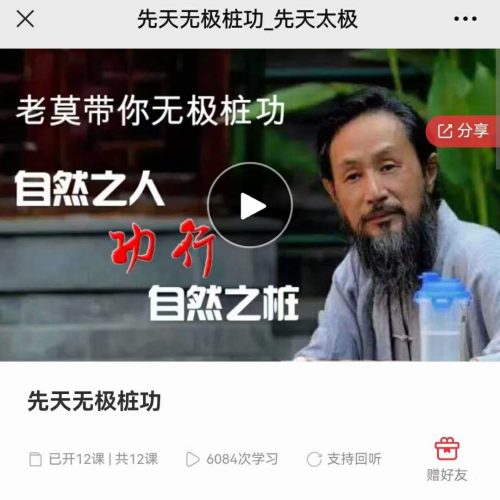老莫先天无极桩功