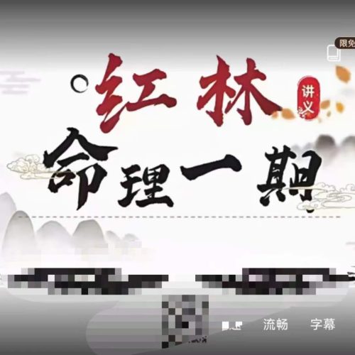 红林盲派八字精修班