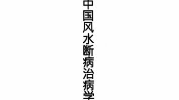  中国风水医学