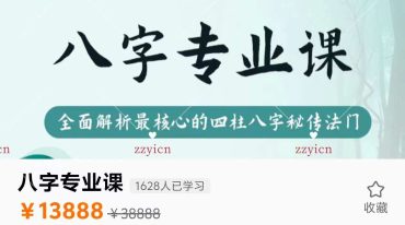 尤尤-八字专业课