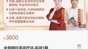 全息相位手诊疗法