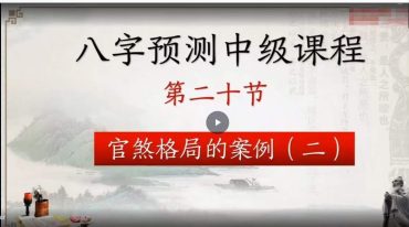 中华八卦魂 八字预测 初级班24集+中级班24集