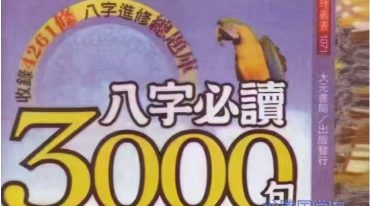 八字必读3000句
