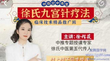 徐熠筱—徐氏九宫针疗‮临法‬床技术