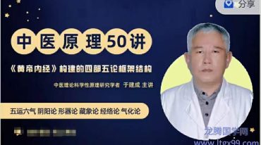 中医原理黄‮内帝‬经构建的四部五论‮架框‬结构 50讲视频课