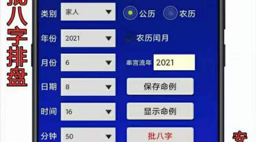 南方八字排盘软件