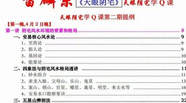 雷麟宗《龙脉传奇-天眼阴宅风水学》 