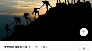 生命能量进阶营二期 一、二、三阶
