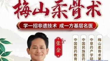 张金中医祝由梅山柔骨术民间绝技线上网课