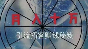 蕴辛引流拓客话术赚钱经验秘笈
