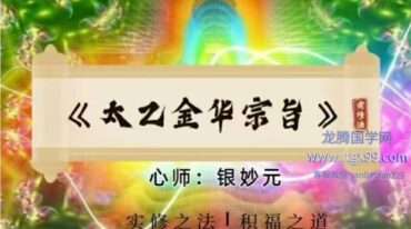 妙妙心师经典分享合集 太乙金华宗旨 实修解读和应用