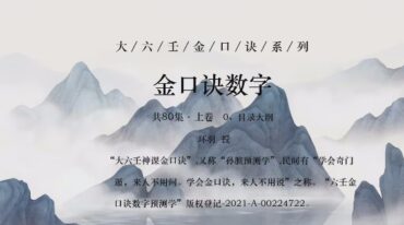 环羽老师80集金口诀数字课程视频约2小时