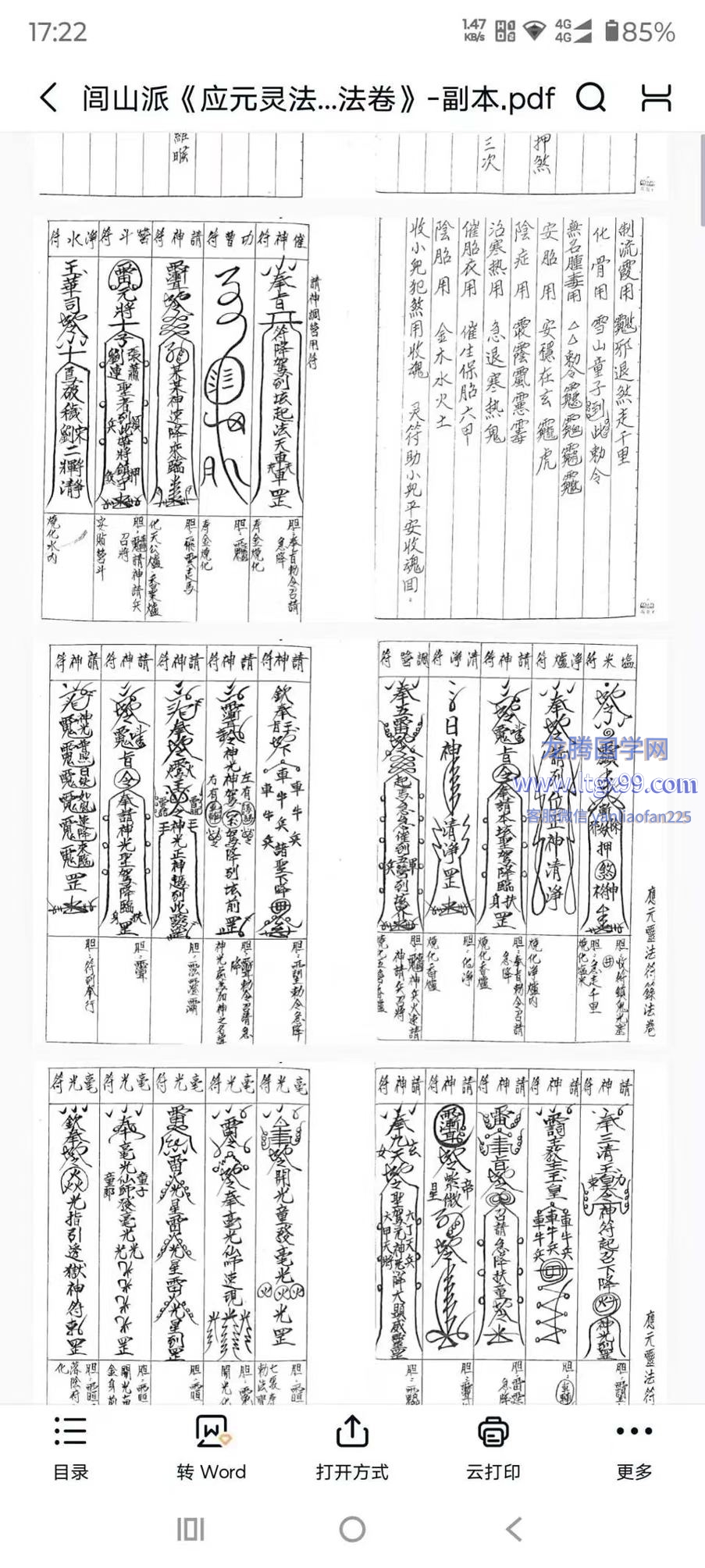 闾山派 应元灵法符箓法卷_龙腾国学网