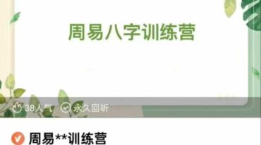 周周 周易八字训练营