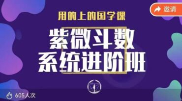 紫微斗数系统进阶班