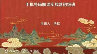 手机号码预测实战营初级班