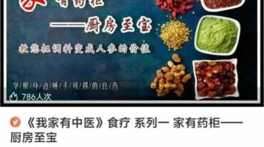 我家有中医 食疗 系列一 家有药柜 厨房至宝