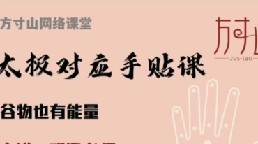 方寸山 太极对应手贴课 音频