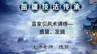 苗疆技法绝招传承引风术 高清真人实操手法教学