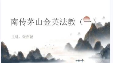 张亦诚 南传茅山金英法教一pdf