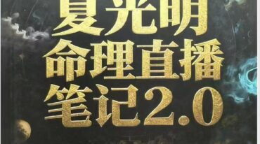 夏‮明光‬命理直播笔记499页